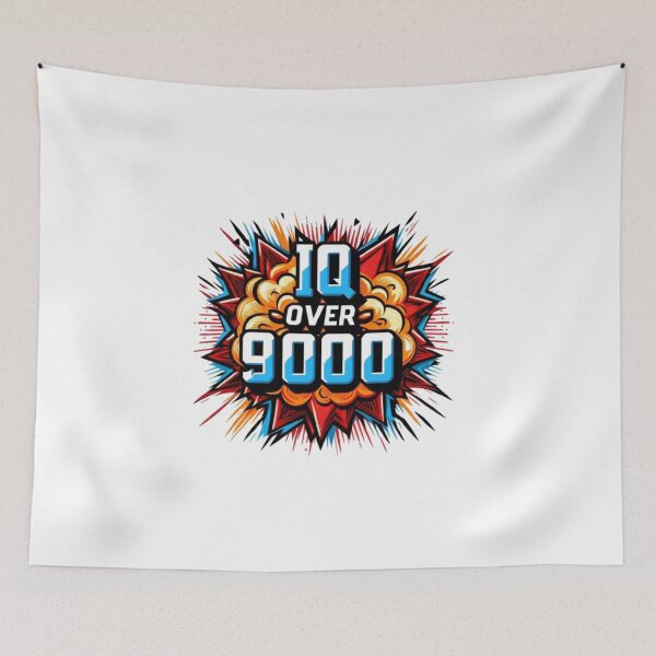 Item preview, IQ over 9000 designed and sold by Monem-RASH.