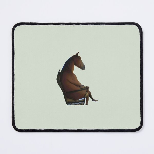 Item preview, Horse sitting in a chair on a porch legs crossed designed and sold by take8.