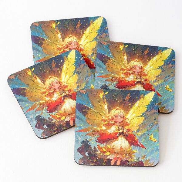 Item preview, Elf anime fairy portrait in nature art designed and sold by TheArtistOf2022.