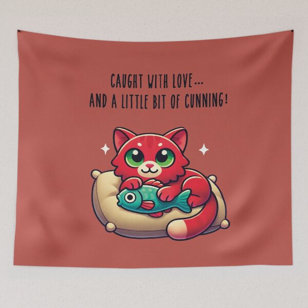 Item preview, Copy of Paws of Cunning (Red Cat Italian humor style) designed and sold by WildArtIT.
