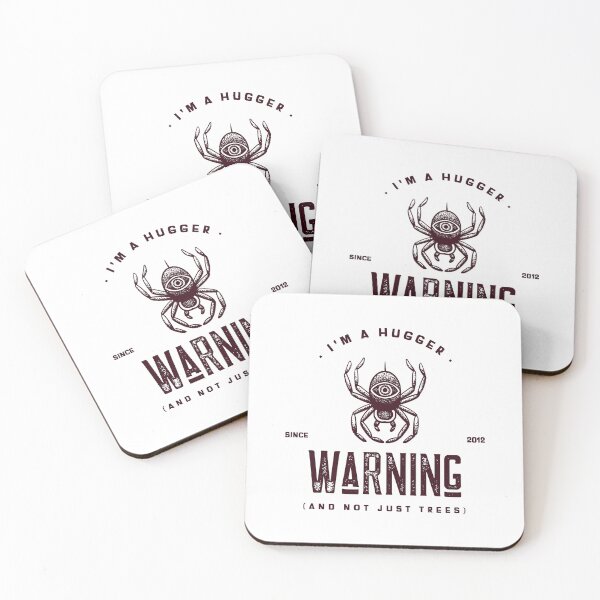 Item preview, Warning I'm a hugger (and not just trees) designed and sold by jhmakerofthings.