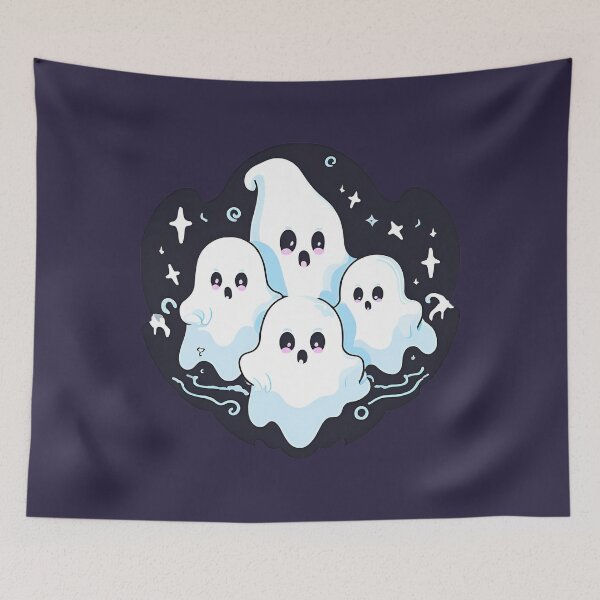 Item preview, Adorable & Eerie Ghost: Surrealism Meets Synthwave D9 designed and sold by pixelandcrafted.
