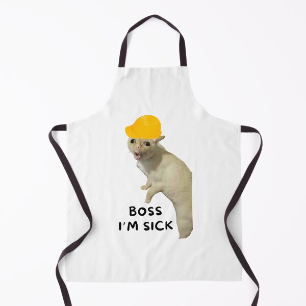 Item preview,  catswithhardhats boss i'm sick cough cat meme designed and sold by vechone.