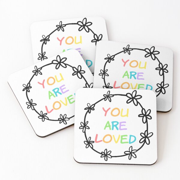 Item preview, You are Loved (rainbow) designed and sold by Ally Designs.