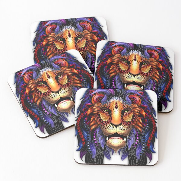 Item preview, lion mandela pattern designed and sold by cutesydose.