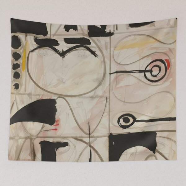 Item preview, Abstract Art by Adolph Gottlieb, Adolph Gottlieb (1903-1974) United States, Abstract Art designed and sold by J-Oua.
