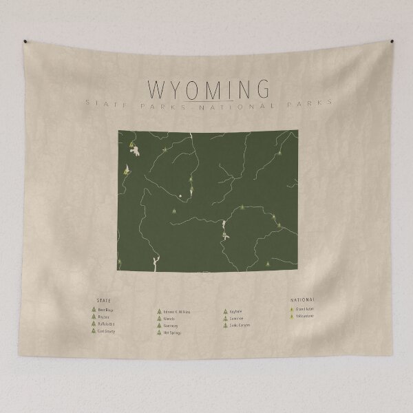 Item preview, Wyoming Parks designed and sold by FinlayMcNevin.