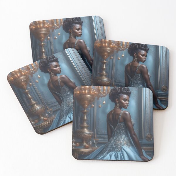 Item preview, Soft Blue Couture AI Gown designed and sold by Fantasy-Fashion.