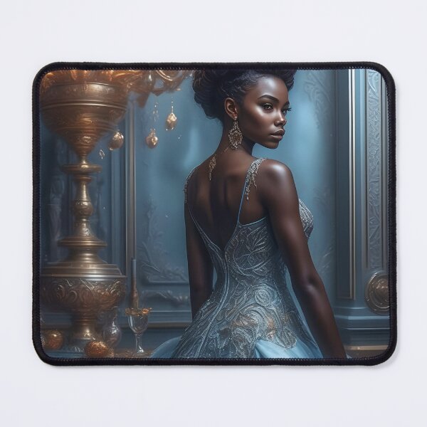 Item preview, Soft Blue Couture AI Gown designed and sold by Fantasy-Fashion.