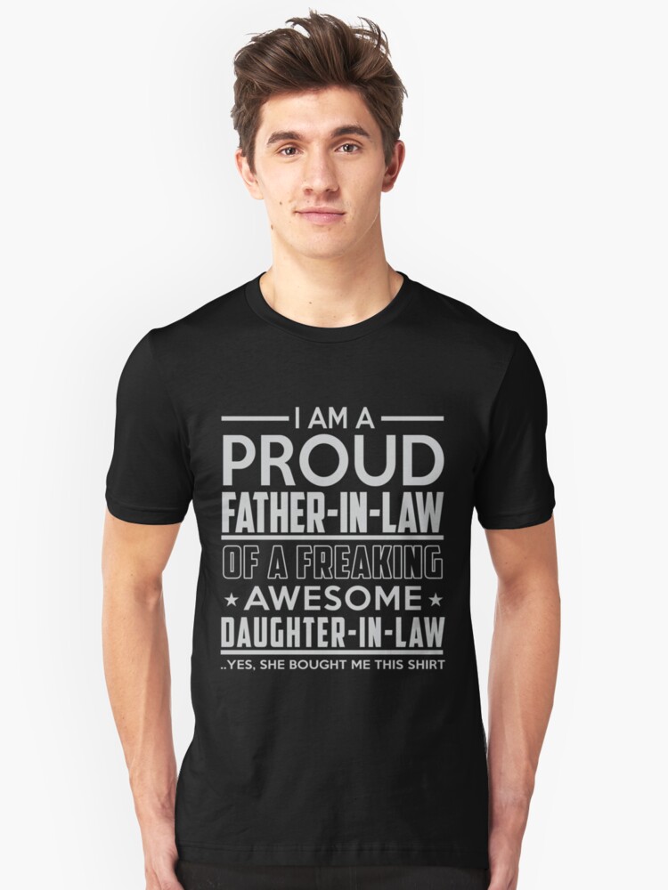 father in law and daughter in law fathers day birthday christmas dad gifts unisex t shirt by daviduy redbubble - Father In Law Gifts For Christmas father in law and daughter in law fathers day birthday christmas dad gifts unisex t shirt by daviduy redbubble - Father In Law Gifts For Christmas