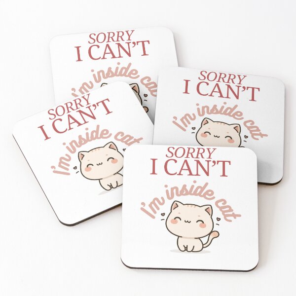Item preview, Sorry i can't i'm inside cat designed and sold by NanaCrafted.
