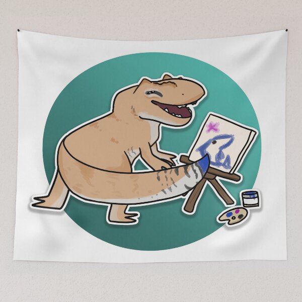 Item preview, Artistic Allosaurus  designed and sold by DuckhatsMcGee.