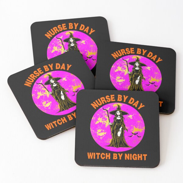 Item preview, Nurse by day witch by night Halloween 2024 designed and sold by erozzz.