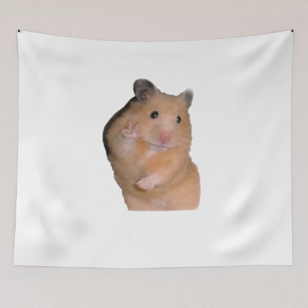 Item preview, Peace Hamster Meme designed and sold by Life-chang.