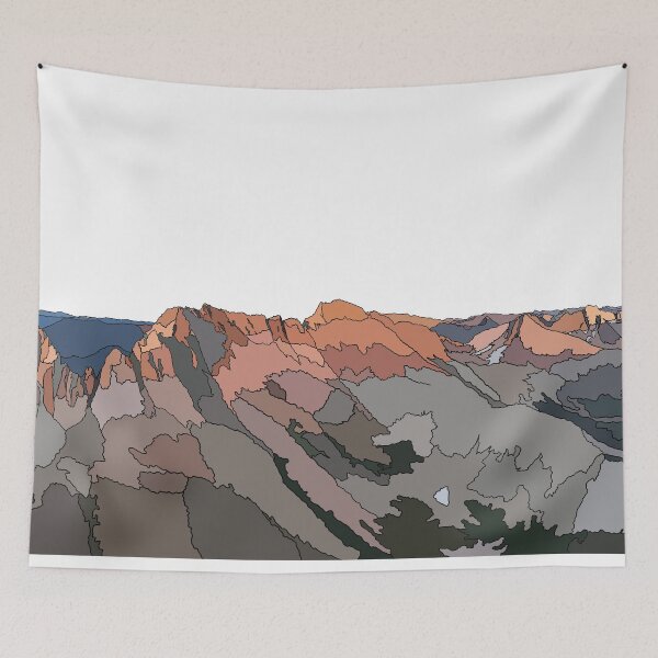 Item preview, Sawtooth ridge sunset designed and sold by ~ Roodpart ~ Owen White.