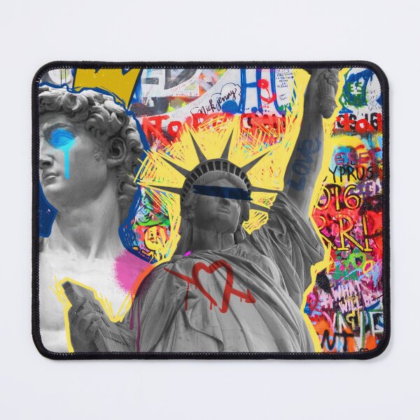 Item preview, Banksy Street Art Colorful punk rock designed and sold by martin max.