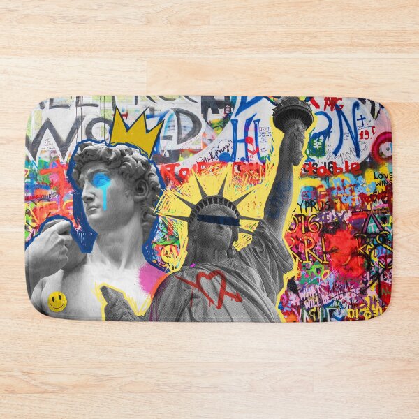Item preview, Banksy Street Art Colorful punk rock designed and sold by martin max.