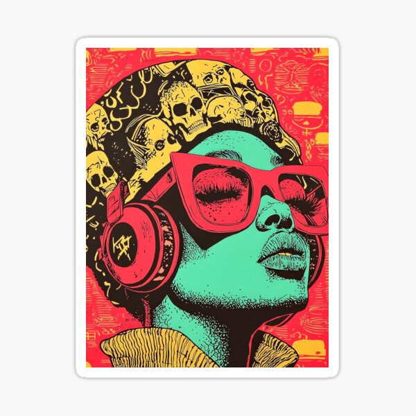 Item preview, Boombox Brushstrokes designed and sold by Retro Type.