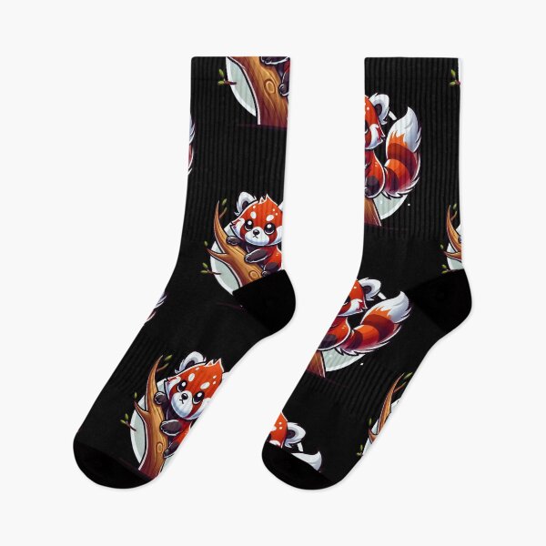 Item preview, Little Red Panda On a Branch designed and sold by MaxxerDesigns.