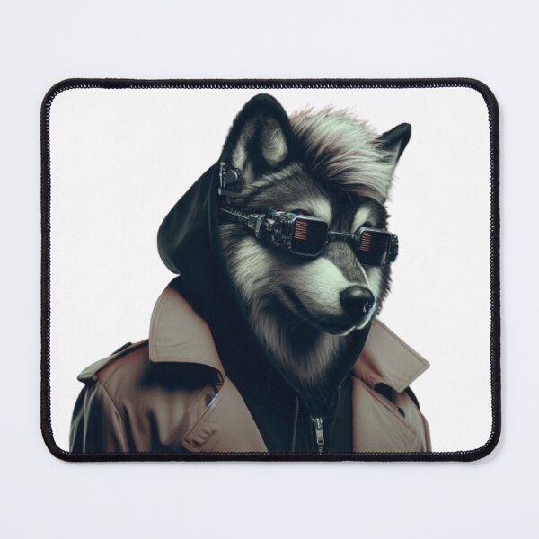 Item preview, Cybernetic Wolf - Guardian of the Future designed and sold by FugitiveLJ27.