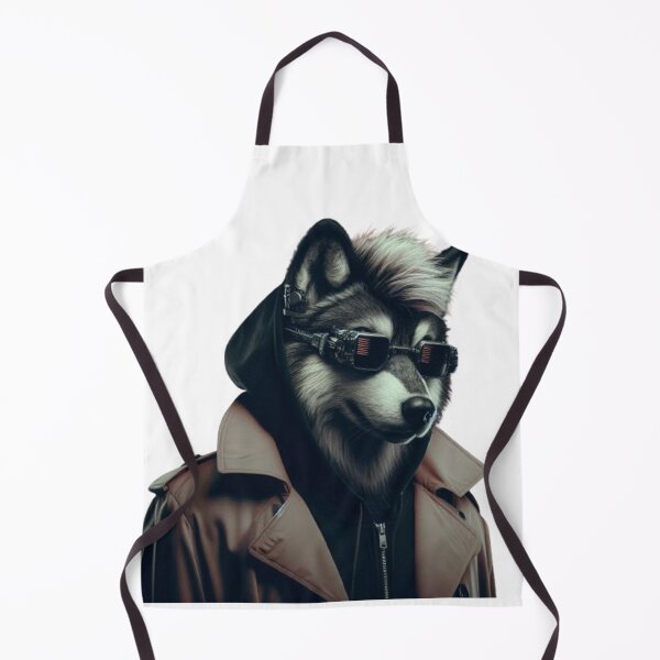 Item preview, Cybernetic Wolf - Guardian of the Future designed and sold by FugitiveLJ27.