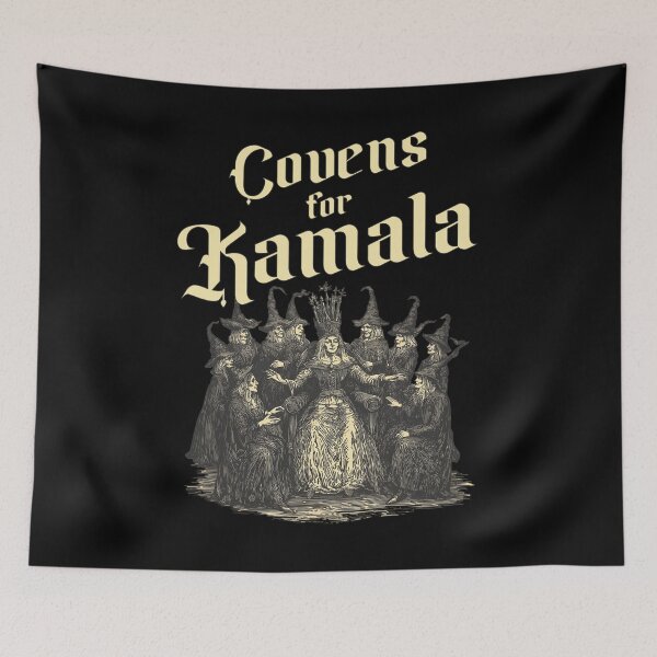 Item preview, Covens for Kamala Witch Halloween Kamala Harris 2024 Election Gothic Design designed and sold by trendyzcom.