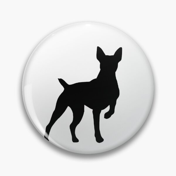 Item preview, Rat Terrier Poised Silhouette designed and sold by CerasArtHouse.