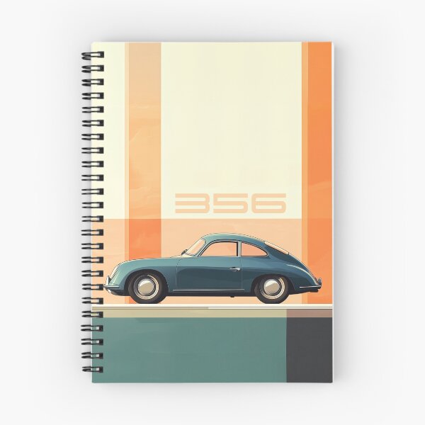 Aperçu de l'œuvre Illustration moderne de Porsche 356 Bauhaus créée et vendue par blackdogshop.