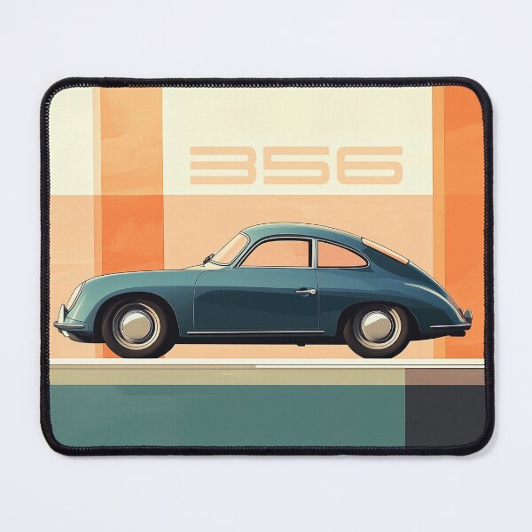 Item preview, Porsche 356 Bauhaus modern illustration designed and sold by blackdogshop.