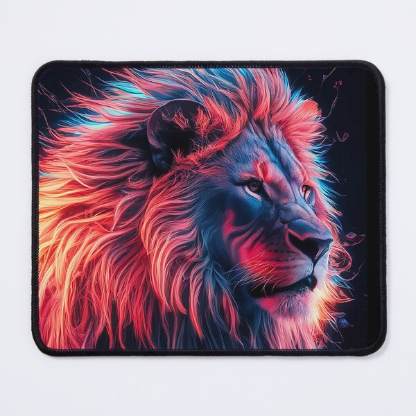 Item preview, “Neon Majesty: Unleash the Wild Within!” designed and sold by trixxcreative.