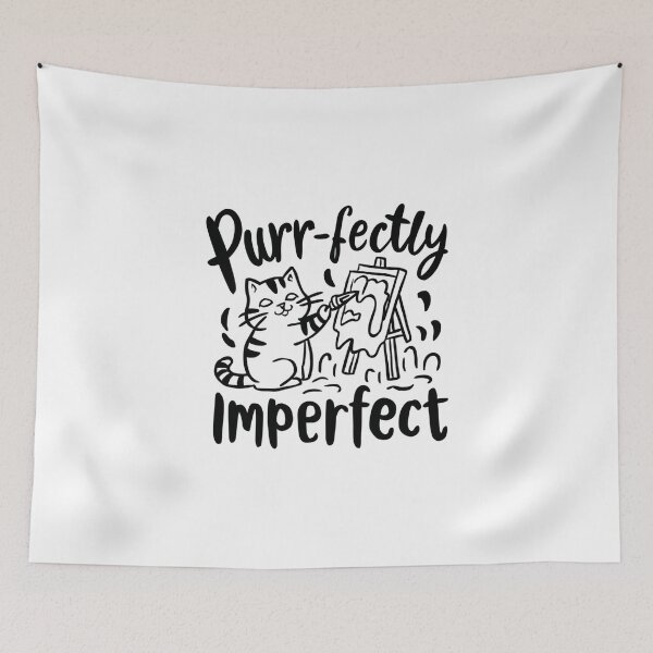 Item preview, Cat Painter: Purr-fectly Imperfect designed and sold by Situstshirts.