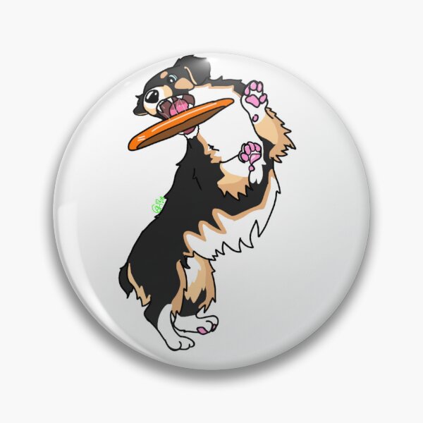Item preview, Catch! Tri Color Mini American Shepherd designed and sold by CerasArtHouse.