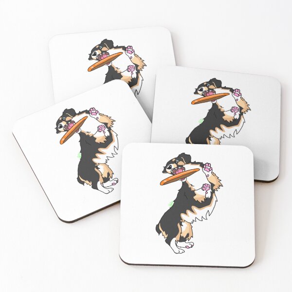 Item preview, ¡Atrapa! Pastor americano mini tricolor designed and sold by CerasArtHouse.