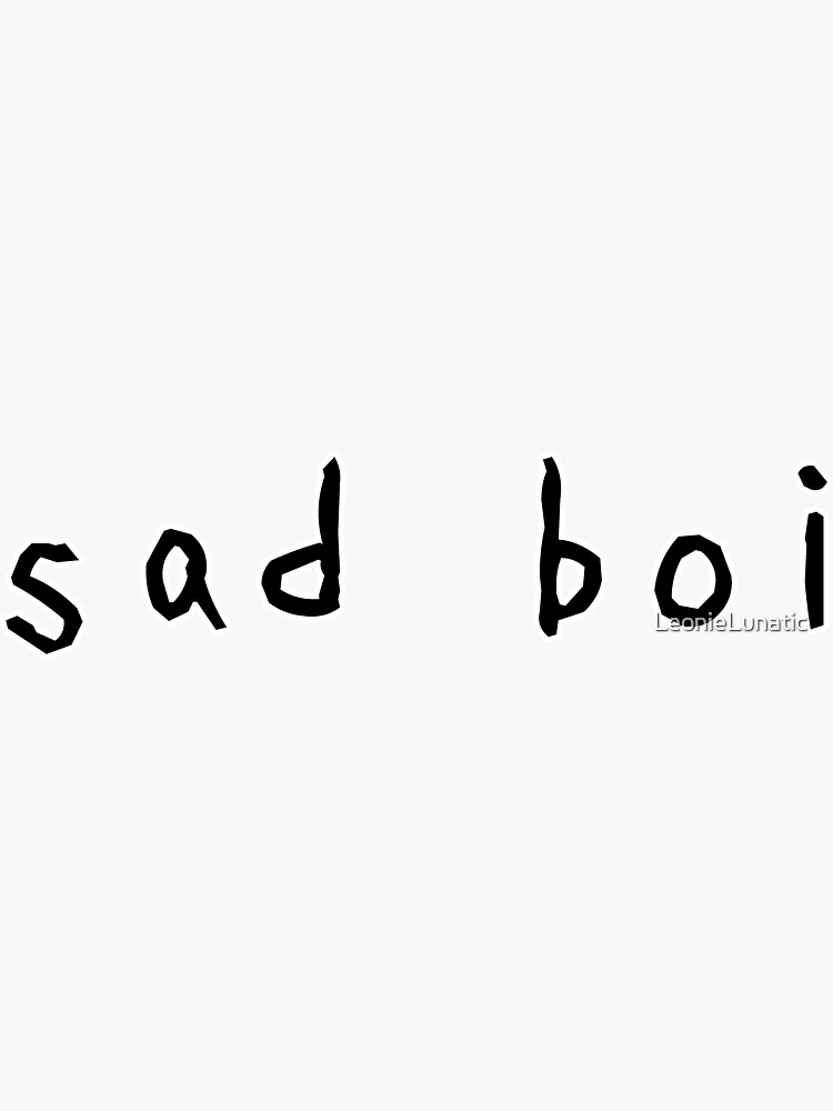 Sad Boi Bart | Sticker