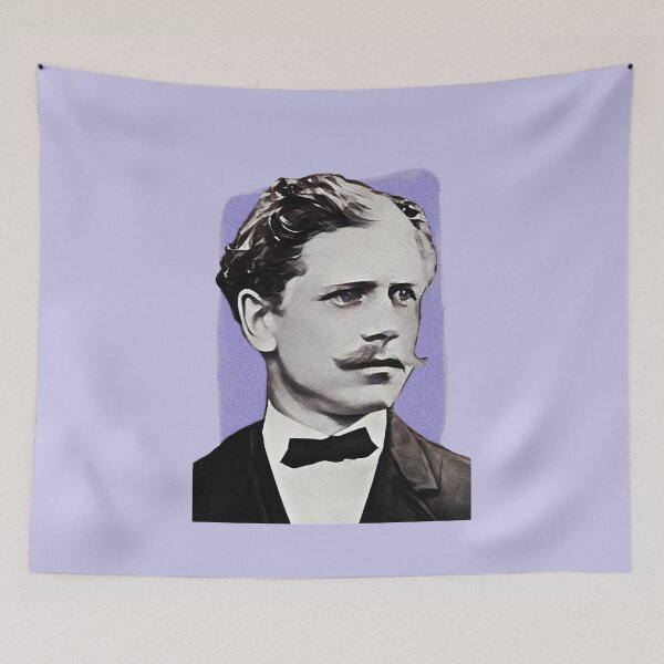 Item preview, American Writer Ambrose Bierce - Purple - illustration  designed and sold by Litstoy.