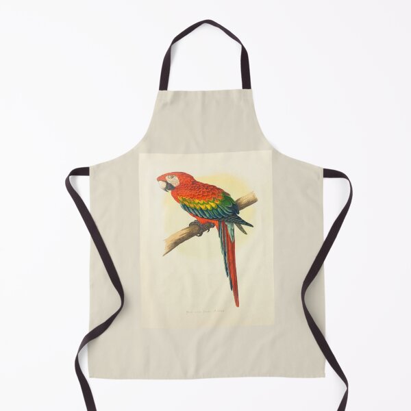 Item preview, Red And Blue Macaw Parrot Scientific Vintage Illustration designed and sold by Lacasadellora.