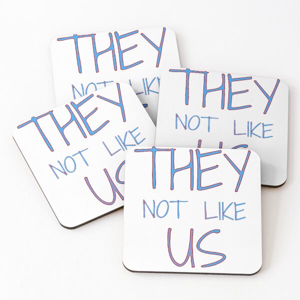 Item preview,  They Not Like Us- Red and White v8 designed and sold by KriticalDesigns.