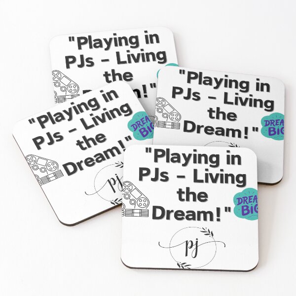 Item preview, Playing in pjs-Living the dream designed and sold by ColorMuse Collective.