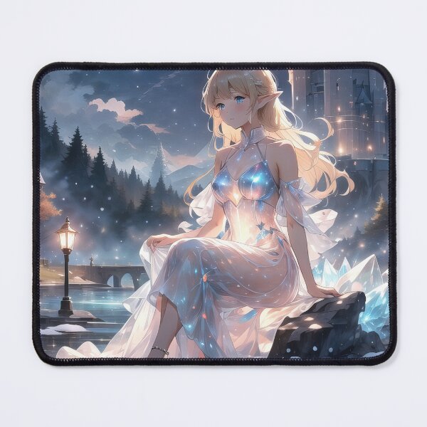Item preview, Anime princess portrait in a fantasy world art designed and sold by TheArtistOf2022.
