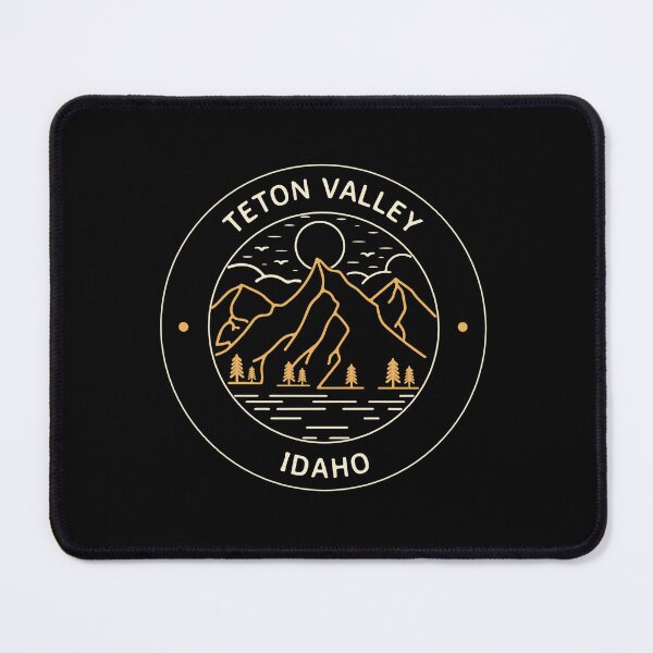 Item preview, Vintage Teton Valley Idaho Mountain designed and sold by PaperZinnia.