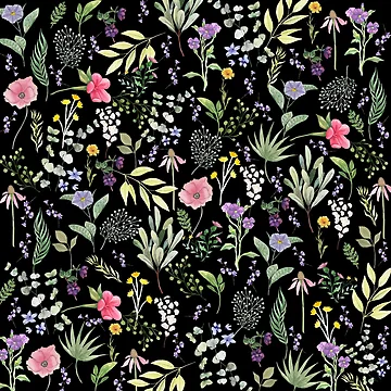 Artwork thumbnail, Cottage Garden Pattern by InGFocus