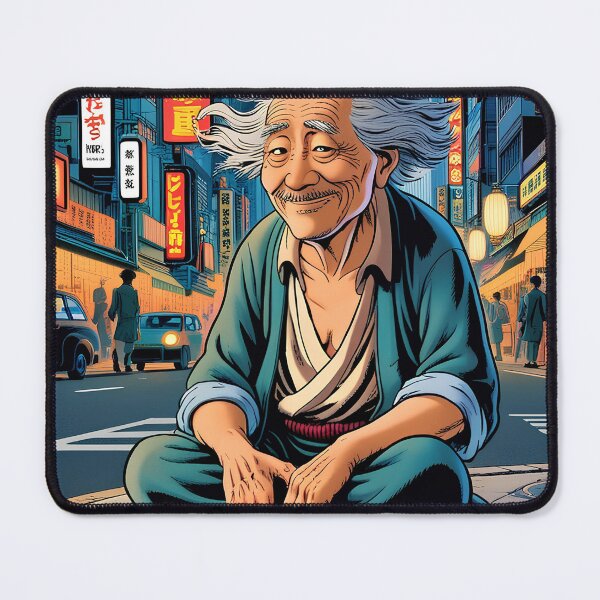 Item preview, Elderly Wisdom in Urban Japan  designed and sold by ArtsyWishesShop.