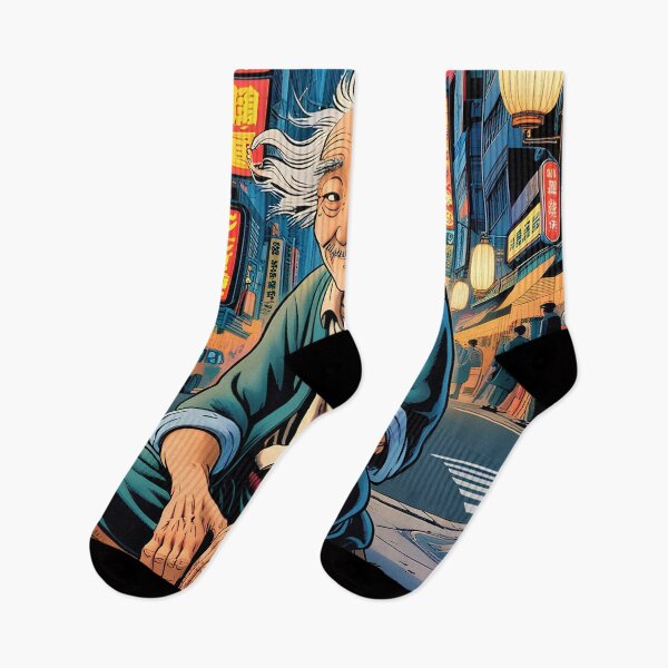 Item preview, Elderly Wisdom in Urban Japan  designed and sold by ArtsyWishesShop.