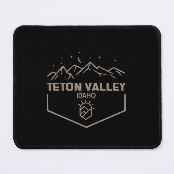 Item preview, Vintage Teton Valley Idaho Mountain Chevron designed and sold by PaperZinnia.