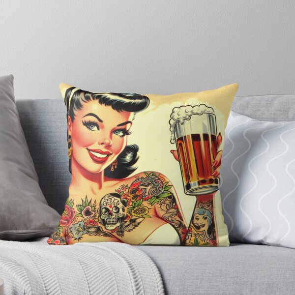 Item preview, Sexy Beer Girl designed and sold by PulpVintage.