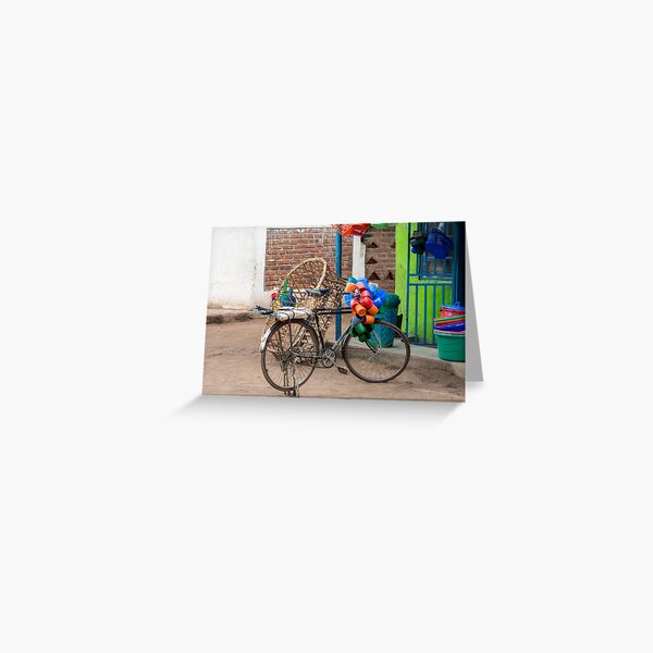 Shopfront 2, Mfuwe, Zambia Greeting Card