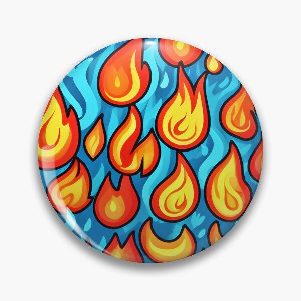 Item preview, Blazing Inferno Pattern Art designed and sold by Health And Fitness Posts e-Store.