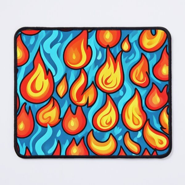 Item preview, Blazing Inferno Pattern Art designed and sold by Health And Fitness Posts e-Store.