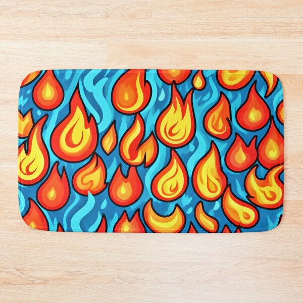 Item preview, Blazing Inferno Pattern Art designed and sold by Health And Fitness Posts e-Store.