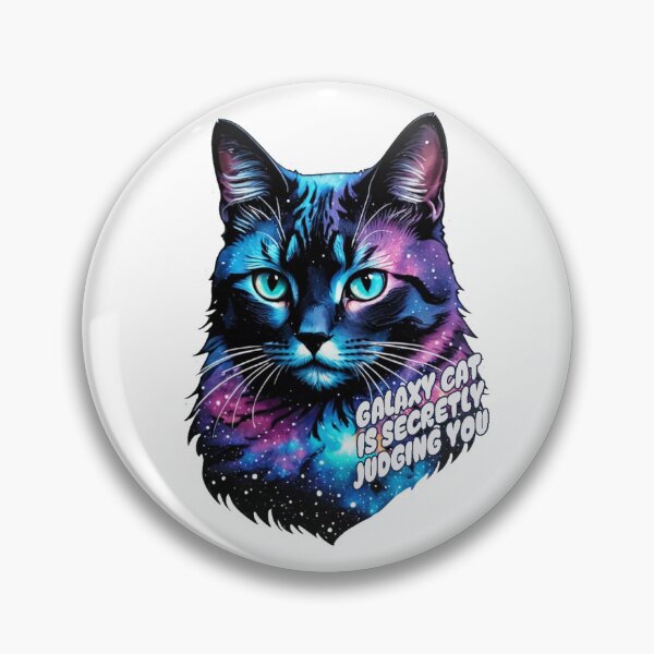 Item preview, Galaxy Cat is Secretly Judging You Sticker designed and sold by Zencookie.